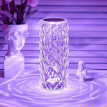 Crystal Rose Lamps