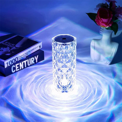 Crystal Rose Lamps